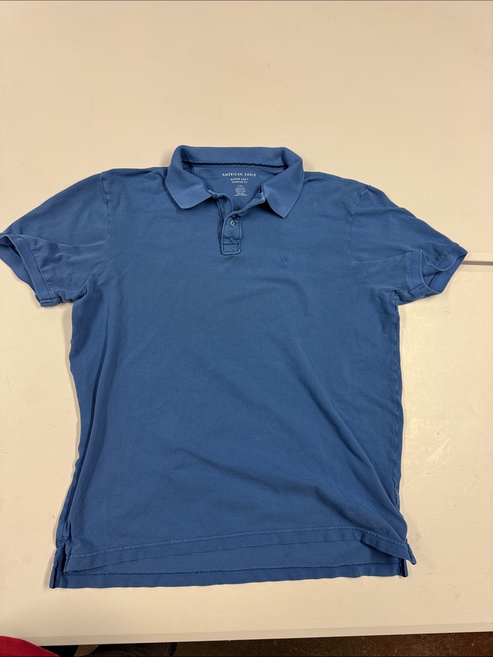 American Eagle Outfitters Blue Men's Polo Shirt